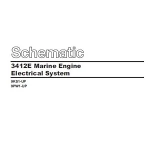 EN CAT Marine Products 3412E Marine Engine Electrical System Manual - PDF DOWNLOAD