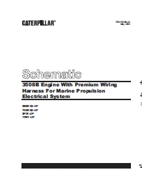 EN CAT Marine Products 3508B Engine With Premium Wiring Harness For Marine Propulsion Electrical System Manual - PDF DOWNLOAD