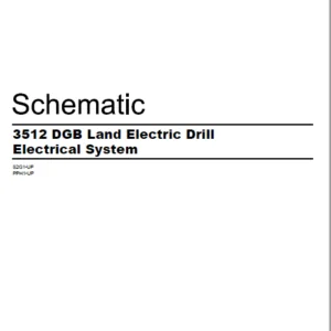 EN CAT Marine Products 3512 DGB Land Electric Drill Electrical System Manual - PDF DOWNLOAD