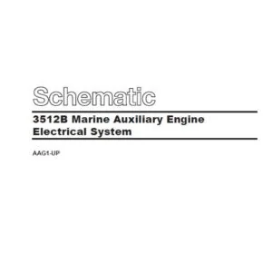 EN CAT Marine Products 3512B Marine Auxiliary Engine Electrical System Manual - PDF DOWNLOAD