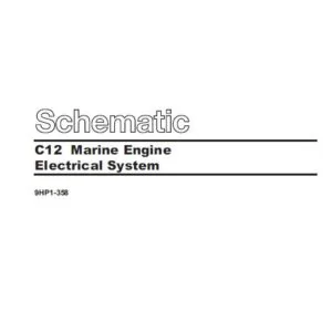 EN CAT Marine Products C12 Marine Engine Electrical System Manual - PDF DOWNLOAD