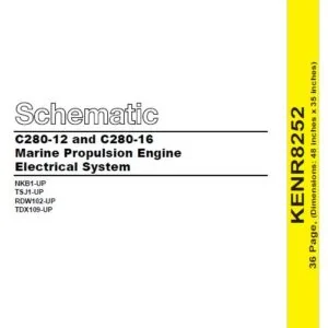EN CAT Marine Products C280-12 and C280-16 Propulsion Engine Electrical System Manual - PDF DOWNLOAD