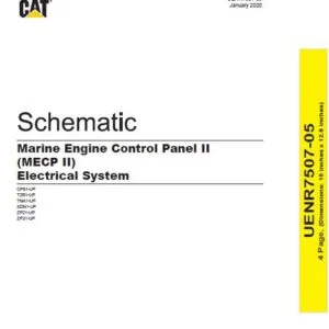 EN CAT Marine Products Engine Control Panel II (MECP II) Electrical System Manual - PDF DOWNLOAD