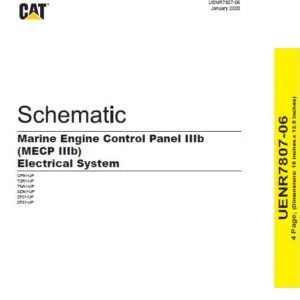 EN CAT Marine Products Engine Control Panel IIIb (MECP IIIb) Electrical System Manual - PDF DOWNLOAD