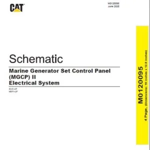 EN CAT Marine Products Marine Generator Set Control Panel (MGCP) II Electrical System Manual - PDF DOWNLOAD
