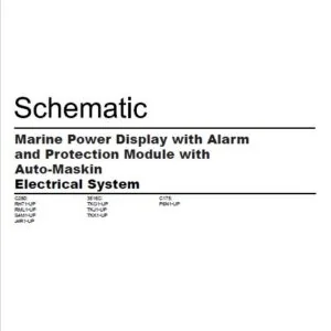 EN CAT Marine Products Power Display with Alarm and Protection Module with Auto-Maskin Electrical System Manual - PDF