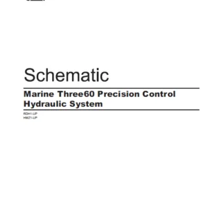 EN CAT Marine Products Three60 Precision Control Hydraulic System Hydraulic Schematic Manual - PDF DOWNLOAD