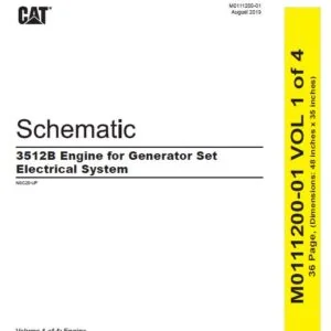 EN CAT Marine Proucts 3512B Engine for Generator Set Electrical System Manual - PDF DOWNLOAD