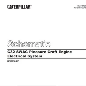 EN CAT Marine Products C32 SWAC Pleasure Craft Engine Electrical System Manual - PDF DOWNLOAD