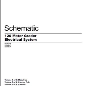 EN CAT  Motor Grader 120 Electrical System Schematic Manual - PDF DOWNLOAD