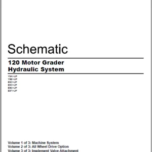 EN CAT Motor Grader 120 Hydraulic System  Hydraulic Schematic Manual - PDF DOWNLOAD