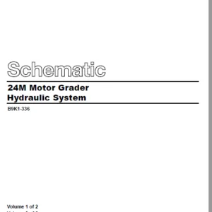 EN CAT Motor Grader 24M Hydraulic System  Hydraulic Schematic  Manual - PDF DOWNLOAD