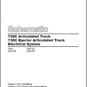 EN Cat Articulated Dump Truck 730C Articulated Truck 730C Ejector Articulated Truck Electrical System Schematic Manual