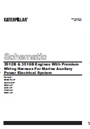 EN Cat Marine Products 3512B & 3516B Engines With Premium  Wiring Harness For Marine Auxilary Electrical System Schematic Manual