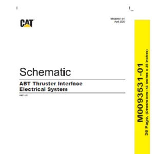 EN Cat Marine Products ABT Thruster Interface Electrical System Schematic Manual - PDF DOWNLOAD