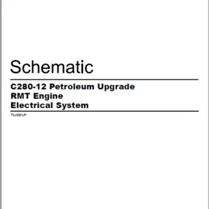 EN Cat Marine Products C280-12 Petroleum Upgrade RMT Engine Electrical System Schematic Manual - PDF DOWNLOAD