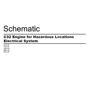 EN Cat Marine Products C32 Engine for Hazardous Locations Electrical System Schematic Manual - PDF DOWNLOAD
