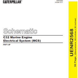 EN Cat Marine Products C32 Marine Engine Electrical System Schematic ...