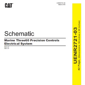 EN Cat Marine Products Marine Three60 Precision Controls Electrical System Schematic Manual - PDF DOWNLOAD