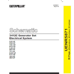 EN Cat Marine Products Thruster Interface Electrical System Schematic Manual - PDF DOWNLOAD