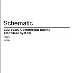 EN Cat Marine ProductsC18 Marine Engine Electrical Commercial and SCAC System Schematic Manual – PDF DOWNLOAD