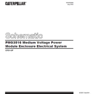 EN CatPMG3516 Medium Voltage Power Module Enclosure Electrical System Schematic Manual  - PDF DOWNLOAD