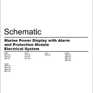 EN CAT Marine Products Marine Power Display with Alarm and Protection Module Electrical System Manual - PDF DOWNLOAD