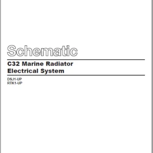 En Cat Marine Products C32 Marine Radiator Electrical System Schematic Manual - PDF DOWNLOAD