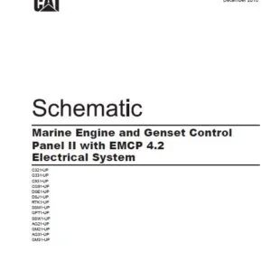 En Cat Marine Products Engine and Genset Control Panel II with EMCP 4.2 Electrical System Manual - PDF DOWNLOAD
