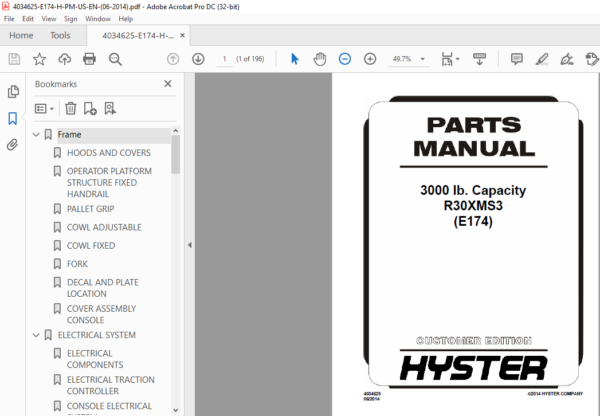 hyster-3000-lb-capacity-r30xms3-e174-parts-manual-pdf-download