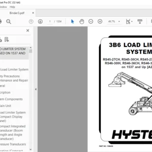 Hyster A222 (RS45-27IH, -30CH; RS46-30IH, -33CH, -33IH, -36CH) Service Manual - PDF DOWNLOAD