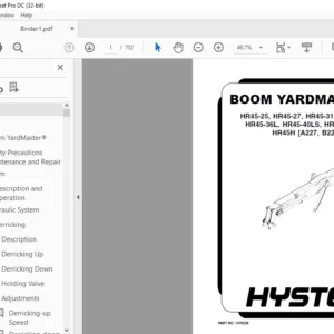 Hyster A227 (HR45-25, -31, -36L, -40LS, -40S) Service Manual - PDF DOWNLOAD