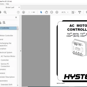 Hyster A476 - A479 (T5Z T7Z C60AZ C80Z T5ZAC T7ZAC C60ZAC C80AC) Service Manual - PDF DOWNLOAD