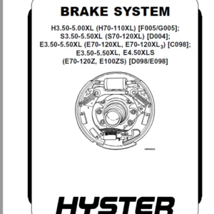 Hyster B024 (S70XL-120XL S135-155XL) Service Manual - PDF DOWNLOAD