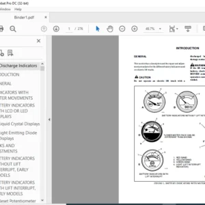 Hyster B160 (J25A, J30AS, J35A) Service Manual - PDF DOWNLOAD