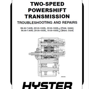 Hyster C024 Service Manual - PDF DOWNLOAD