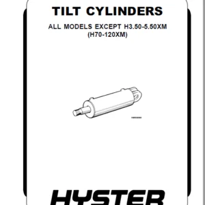 Hyster C117 (H800-1050C) Service Manual - PDF DOWNLOAD