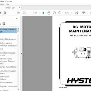 Hyster C203 Service Manual - PDF DOWNLOAD