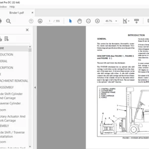 Hyster C210 (N30XMH) Service Manual - PDF DOWNLOAD