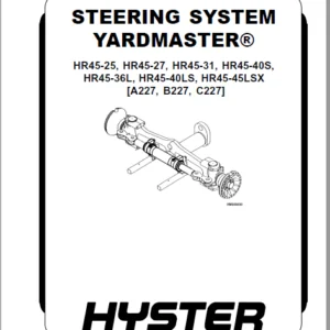 Hyster C227 (HR45-27, HR45-31,HR45-40S, HR45-36L,HR45-40LS, HR45LSX) Service Manual - PDF DOWNLOAD