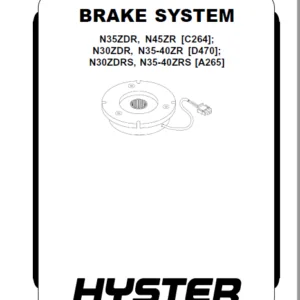 Hyster C264 (N30ZDRS, N35-40ZRS N35ZDR, N45ZR N30ZDR, N35-40ZR) Service Manual - PDF DOWNLOAD