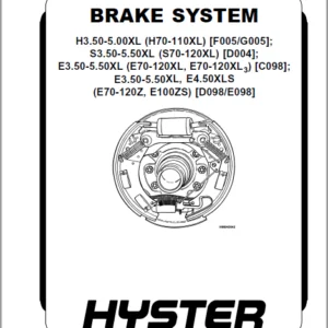Hyster D004 (S70XL-120XL S135-155XL) Service Manual - PDF DOWNLOAD