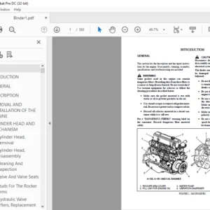 Hyster D005 (H60-110E [Europe]) Service Manual - PDF DOWNLOAD