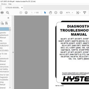 Hyster D024 Service Manual - PDF DOWNLOAD
