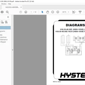 Hyster D117 Service Manual - PDF DOWNLOAD