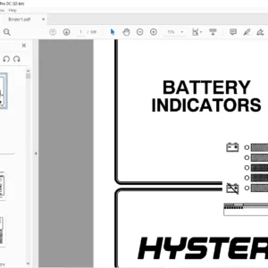 Hyster D118 (R30E,EA R30EF R35E) Service Manual - PDF DOWNLOAD