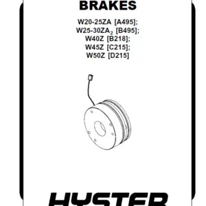 Hyster D215 (W40Z W45Z W50Z) Service Manual - PDF DOWNLOAD