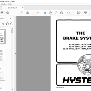 Hyster F005 Service Manual - PDF DOWNLOAD
