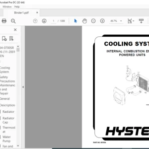 Hyster F019 Service Manual - PDF DOWNLOAD