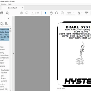 Hyster F187 (H40-70FT S40-70FT S55FTS) Service Manual - PDF DOWNLOAD